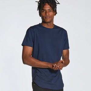 Cuts Clothing Elongated Crew Pacific Blue M